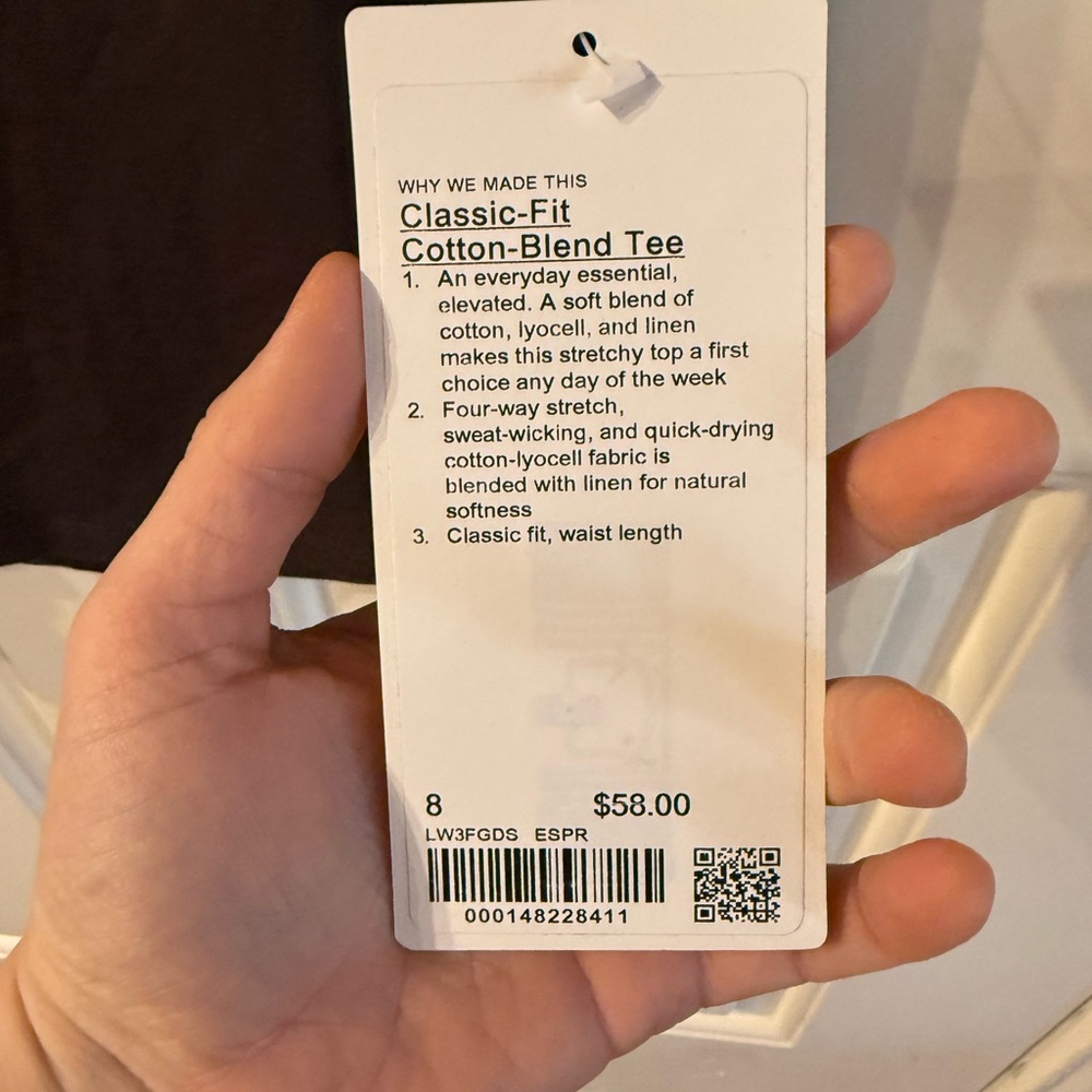 Lululemon Classic-Fit Cotton-Blend Tee - Picture 2 of 2